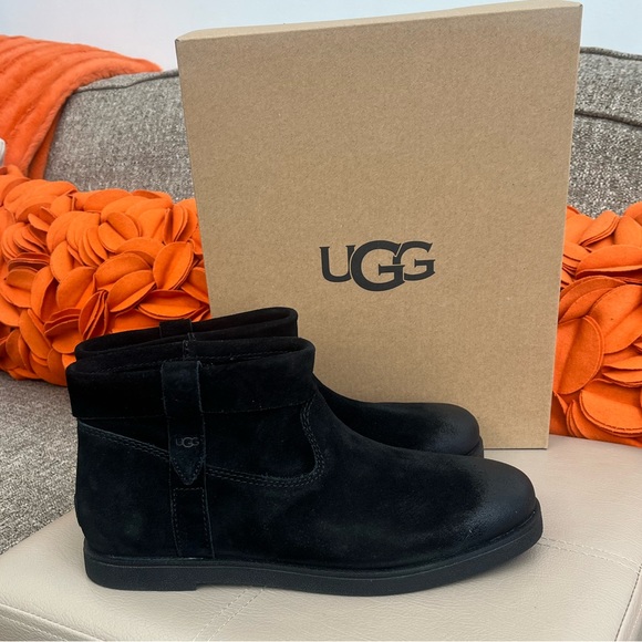 UGG Shoes - ❣️🆕UGG Josefene Cuff Black Suede Boots❣️
